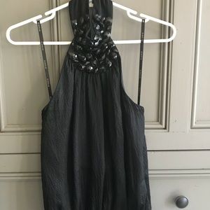 Bebe Black Halter Top